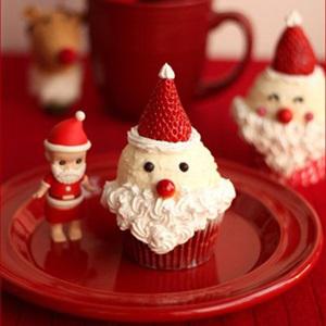 Cách làm cupcake hình ông già noel