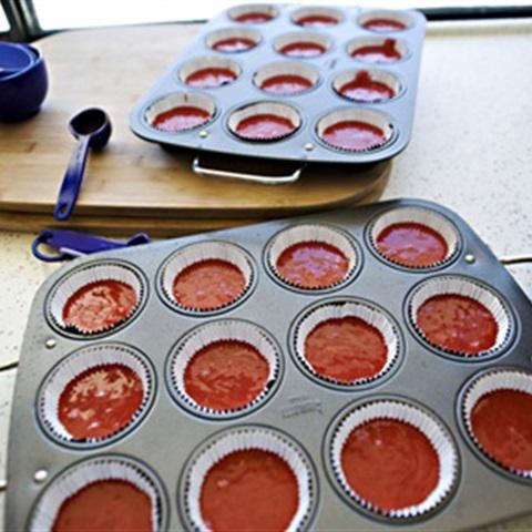 Cách làm cupcake red velvet