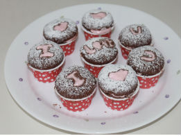 Cupcake sô-cô-la ngọt ngào