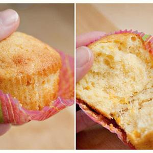 Cách làm cupcake vani đào