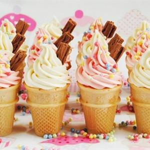 Cách làm cupcake vỏ ốc quế