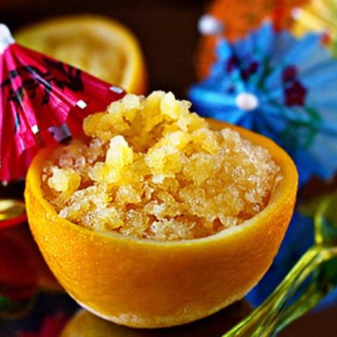 Cách làm đá bào cam