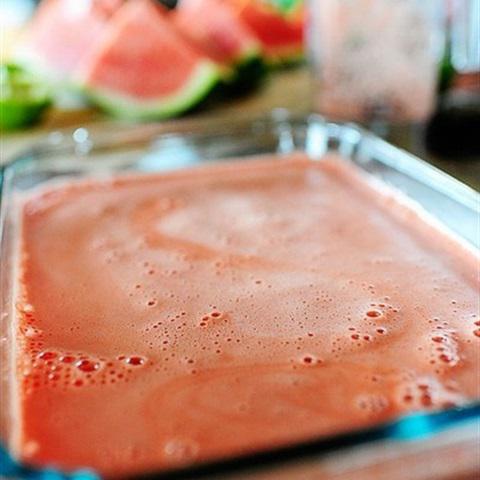 Cách làm đá bào dưa hấu