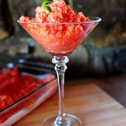 Cách làm đá bào dưa hấu