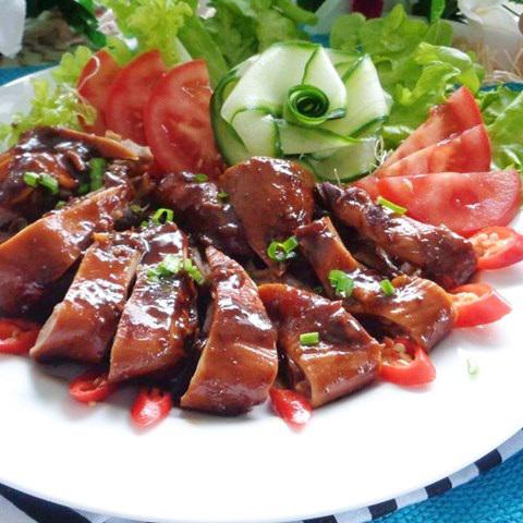 Cách làm dạ dày om nước dừa