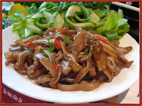 Da heo trộn xúc bánh tráng