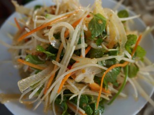 Da heo trộn xúc bánh tráng