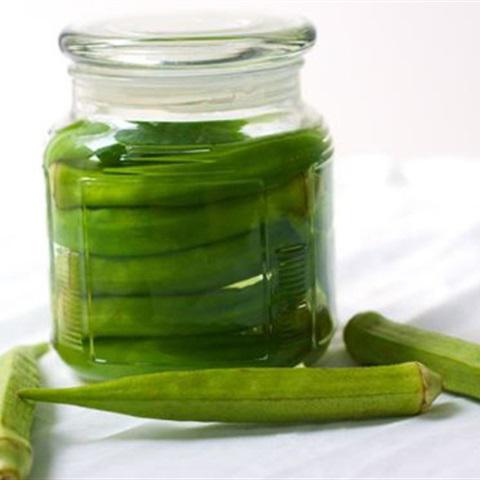 Cách làm đậu bắp ngâm giấm