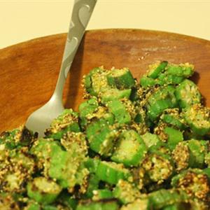 Cách làm đậu bắp xào bột bắp