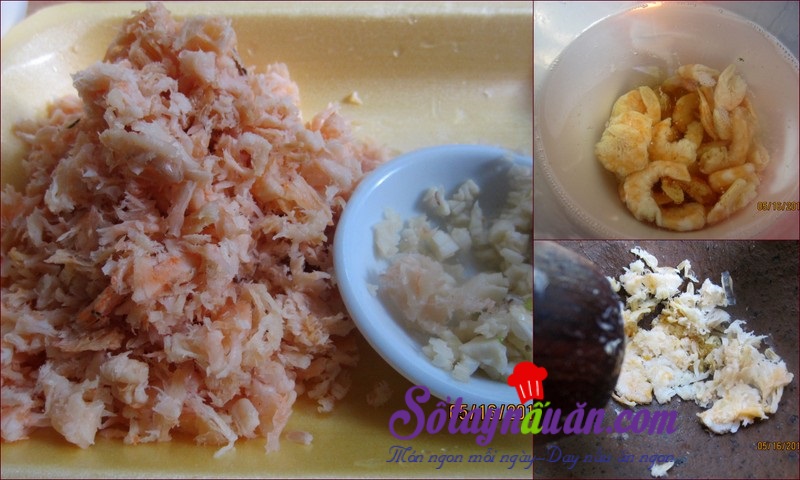 Đậu bắp xào tôm khô