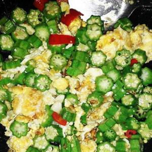 Cách làm đậu bắp xào trứng