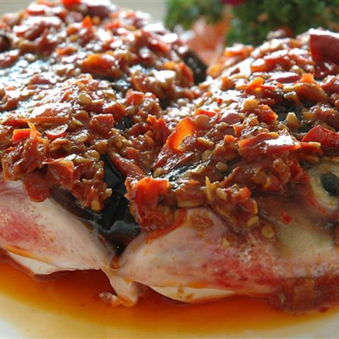 Cách làm đầu cá hồi sốt cay