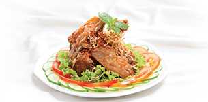 Đầu cá hồi xốc muối sả