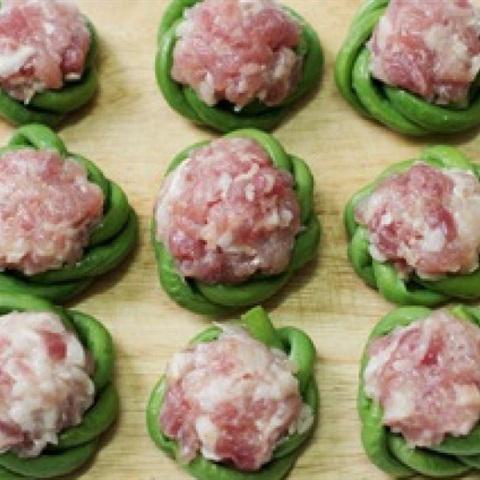 Cách làm đậu đũa bọc thịt