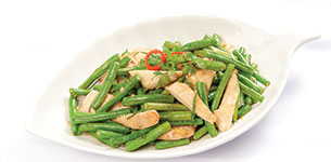 Đậu đũa xào lá chanh