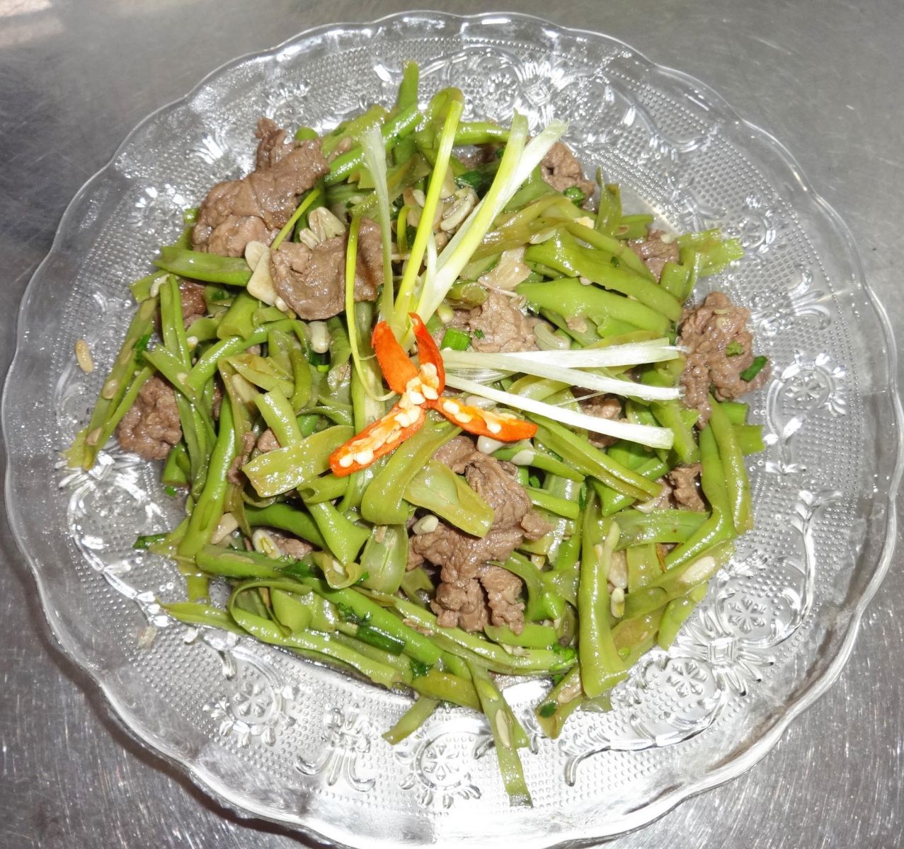 Đậu đũa xào thịt bò