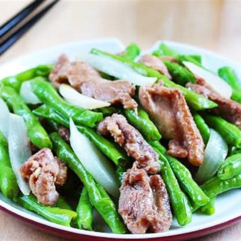 Cách làm đậu đũa xào thịt