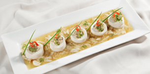 Đậu hủ bách hoa xốt thịt cua