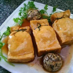 Cách làm đậu hũ bao bố chay