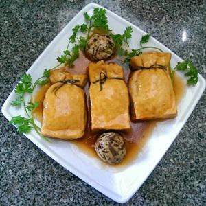 Cách làm đậu hũ bao bố chay