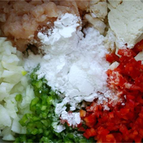 Cách làm đậu hũ bọc thịt gà