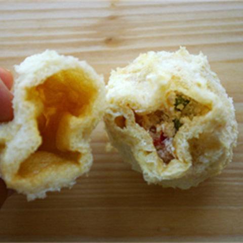 Cách làm đậu hũ bọc thịt gà