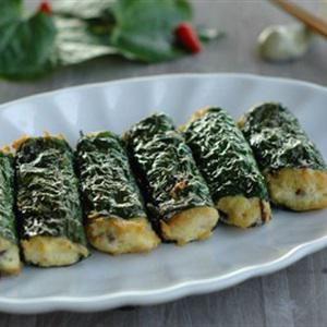 Cách làm đậu hũ chiên cuốn lá lốt