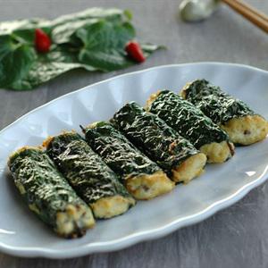 Cách làm đậu hũ chiên cuốn lá lốt