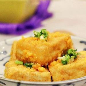 Cách làm đậu hũ chiên hành mỡ
