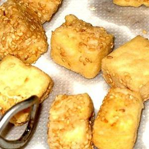 Cách làm đậu hũ chiên mè