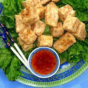 Cách làm đậu hũ chiên mè