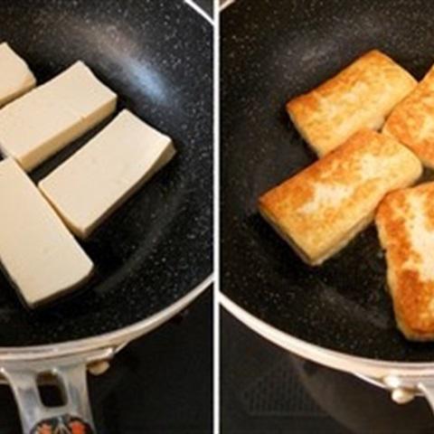 Cách làm đậu hũ chiên ngũ sắc