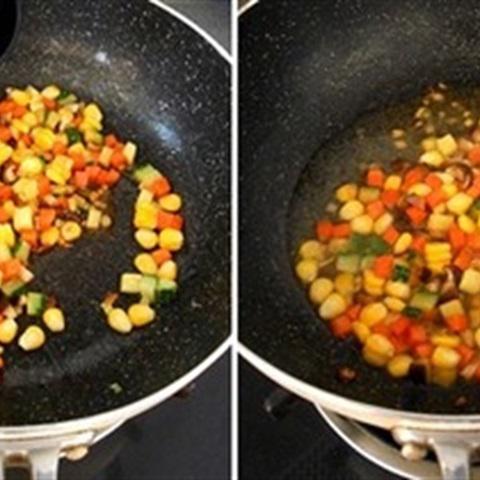 Cách làm đậu hũ chiên ngũ sắc