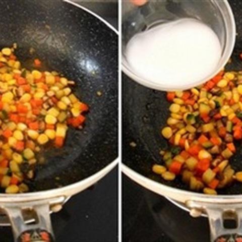 Cách làm đậu hũ chiên ngũ sắc