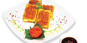 Đậu hũ chiên sả ớt