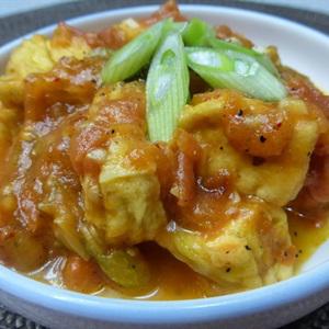 Cách làm đậu hũ chiên sốt cà chua