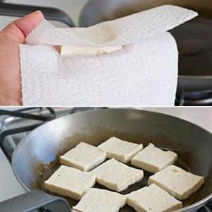 Cách làm đậu hũ chiên sốt tương