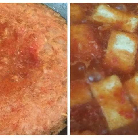 Cách làm đậu hũ chiên sốt với cà chua