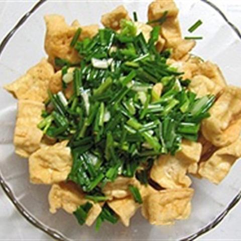 Cách làm đậu hũ chiên ướp mắm hành