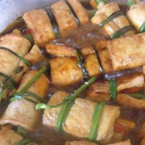 Cách làm đậu hũ cuộn rau củ