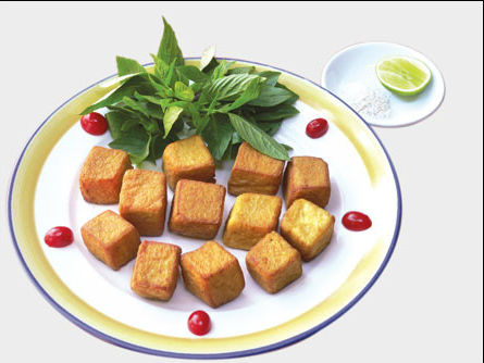 Đậu hủ đen giòn