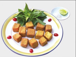 Đậu hủ đen giòn