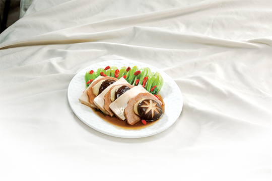 Đậu hũ hấp la hán