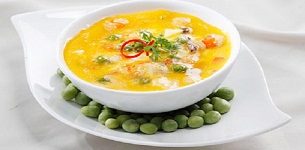 Đậu hũ hấp tôm