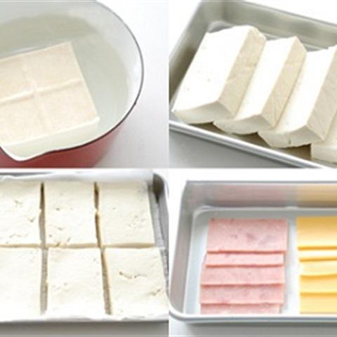 Cách làm đậu hũ kẹp phô mai chiên xù