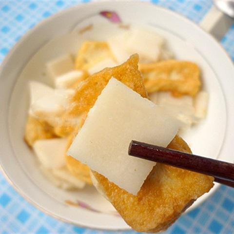 Cách làm đậu hũ kho cùi dừa