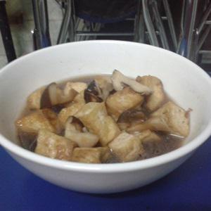 Cách làm đậu hũ kho nấm đông cô