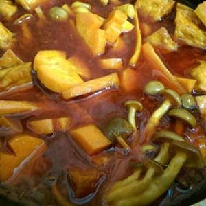 Cách làm đậu hũ kho sả chay