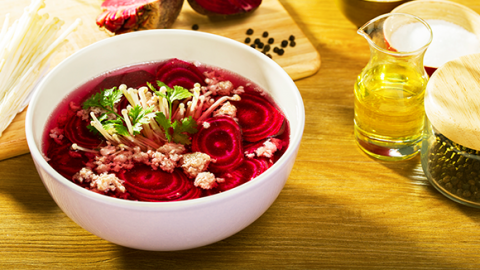 Đậu hũ kho trứng thịt