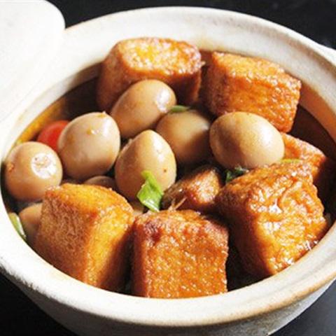 Cách làm đậu hũ kho trứng